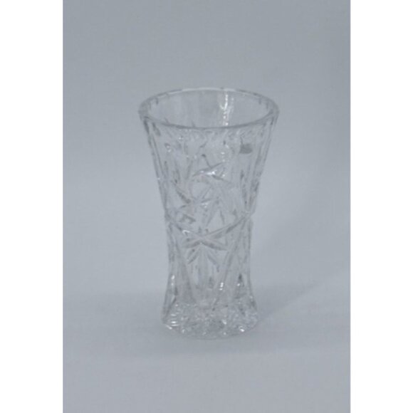 Lenox Collections Crystal Star Vase 4" Vintage Czech Republic Design - Picture 4 of 6